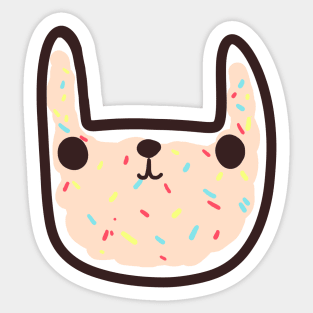 Kawaii Bunny Cookie Sticker